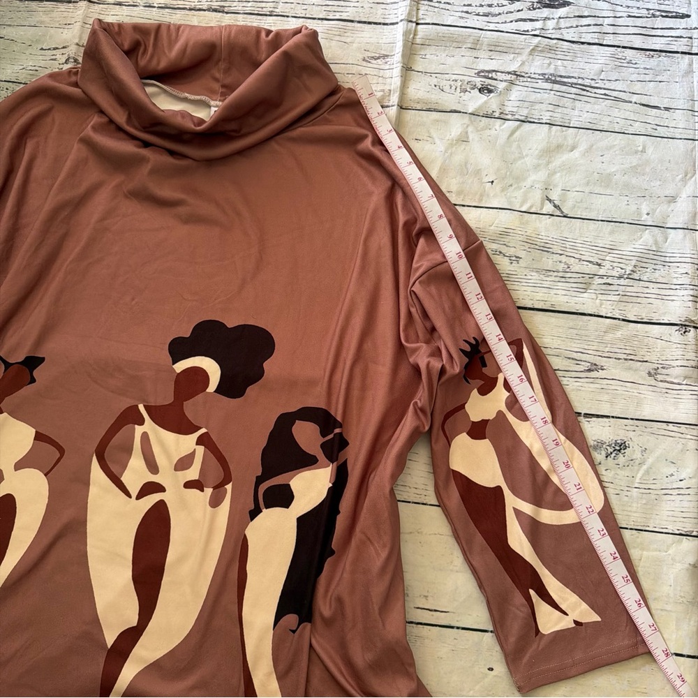 Graphic Tunic Top with the muses of Hercules graphic size L - Picture 4 of 7